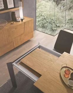 Tavolo Sharp Fgf mobili in legno Rettangolare allungabile