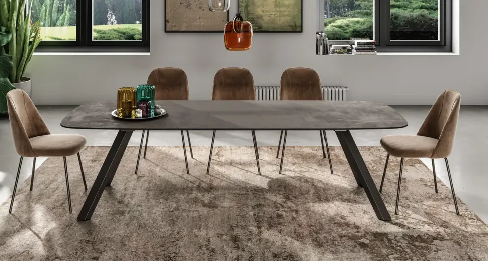 Tavolo Sirio Easyline in altri materiali Rettangolare allungabile