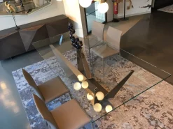 Tavolo Skorpio Cattelan in vetro Fisso