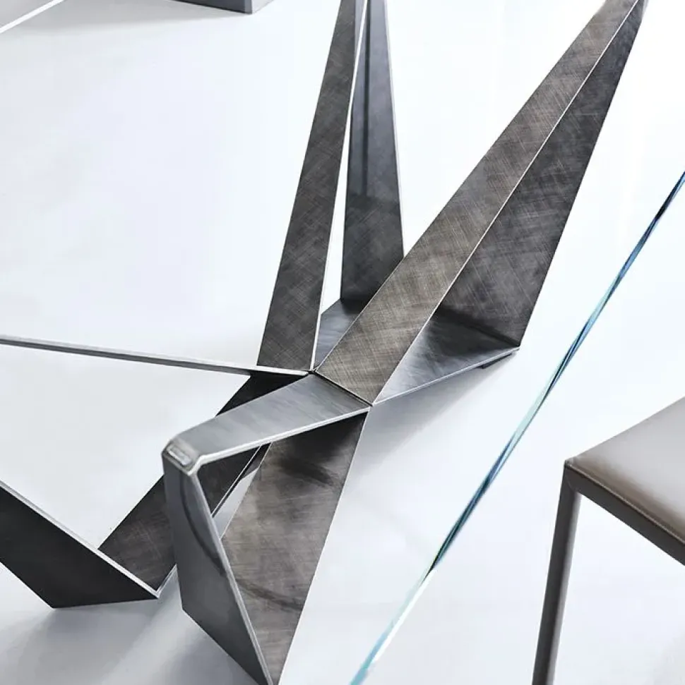 Tavolo Skorpio Cattelan italia in vetro Fisso