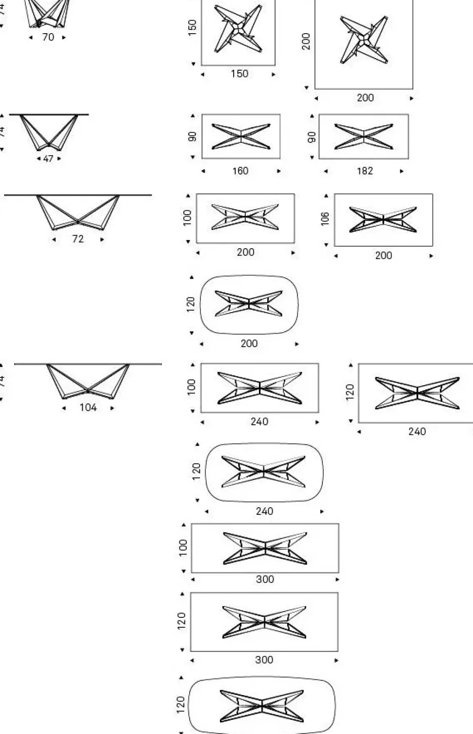Tavolo Skorpio Cattelan italia in vetro Fisso