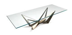 Tavolo Skorpio Cattelan italia in vetro Fisso