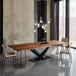 Tavolo Stratos Wood di Cattelan Italia a prezzi scontati!