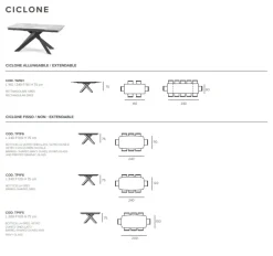 TAVOLO Target point Ciclone SCONTATO a PREZZI OUTLET