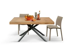 Tavolo Tavolo allungabile in laminato rovere  Mobilificio bellutti in OFFERTA OUTLET -51%