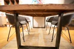 Tavolo Tavolo artigianale massello scortecciato  Artigianale in OFFERTA OUTLET