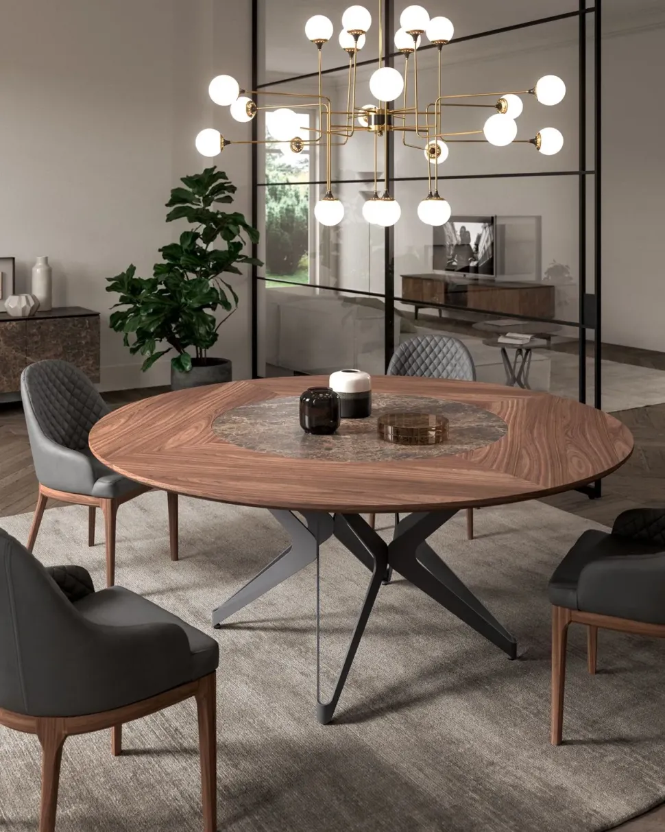 Tavolo Tavolo con vassoio girevole maxi Md work in OFFERTA OUTLET