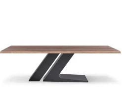 Tavolo Tavolo in legno rovere natur c/nodi bonaldo tl250 bonaldo di Bonaldo scontato del 51%