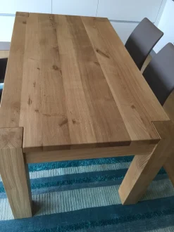 Tavolo Tavolo in rovere massello Collezione esclusiva in OFFERTA OUTLET -48%