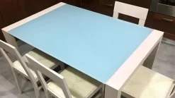 Tavolo Tavolo mod open  Scavolini in vetro Rettangolare allungabile scontato 54%