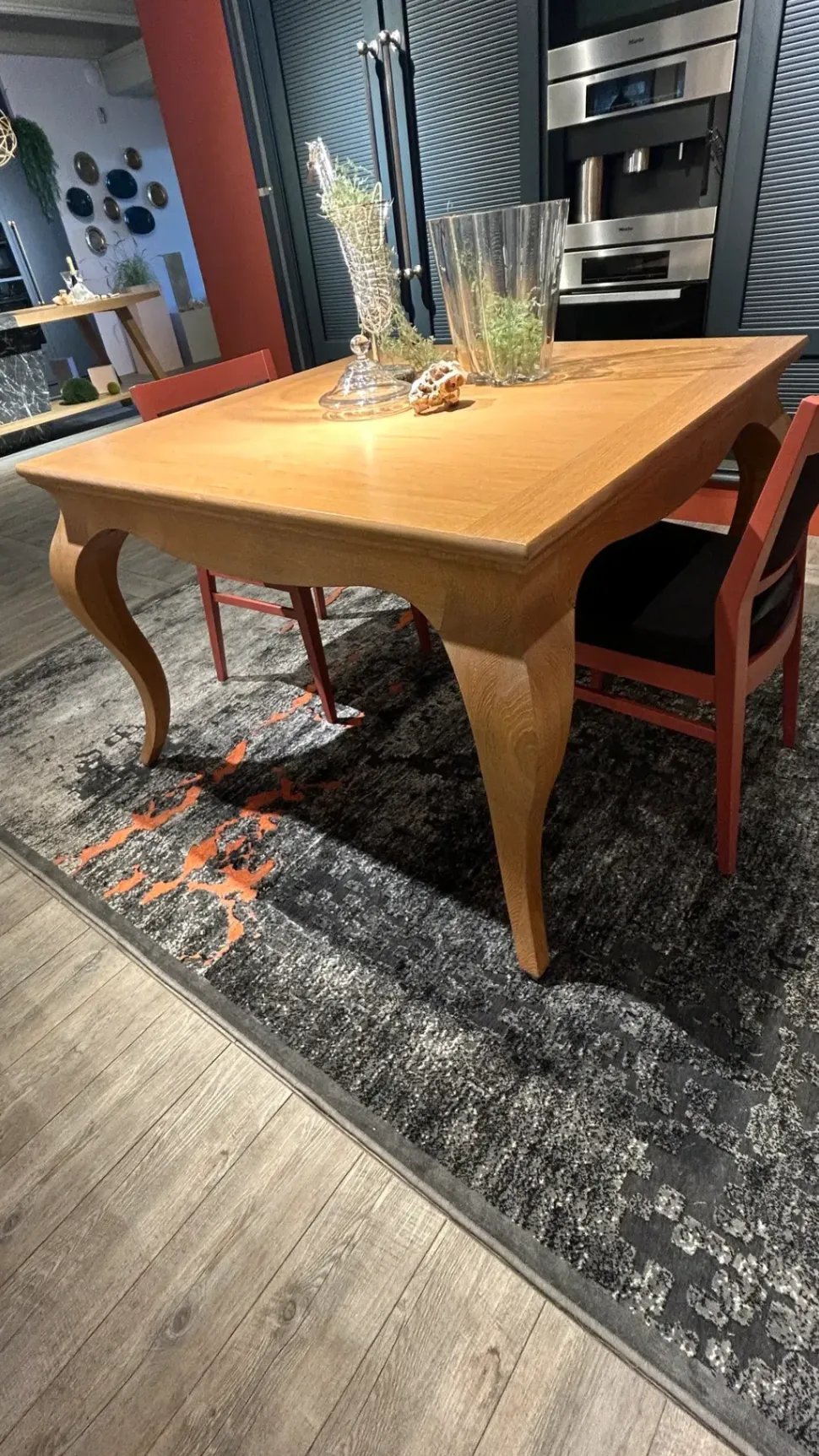 Tavolo Tavolo quadrato Dialma brown in OFFERTA OUTLET -52%