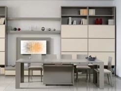 Tavolo Tavolo-consolle mod.helsinky Fratelli elli in legno Quadrato allungabile scontato 50%