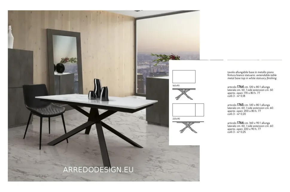 Tavolo Tempor 1766 di Collezione esclusiva scontato del 50%