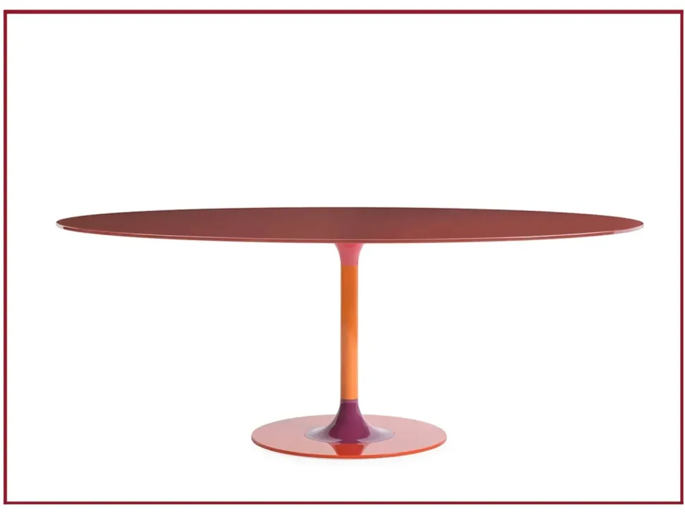 Tavolo Thierry xxl ovale Kartell in vetro Fisso scontato 43%