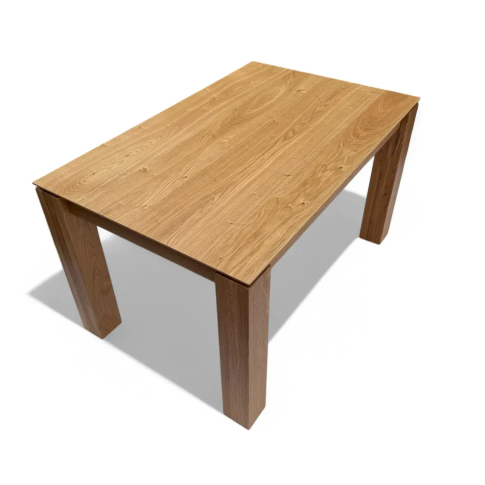 Tavolo Tiago Collezione esclusiva in legno Rettangolare allungabile scontato 52%