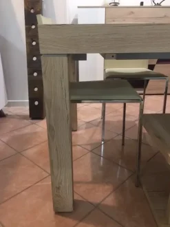 Tavolo Timbro rovere crudo Imab group a prezzo scontato