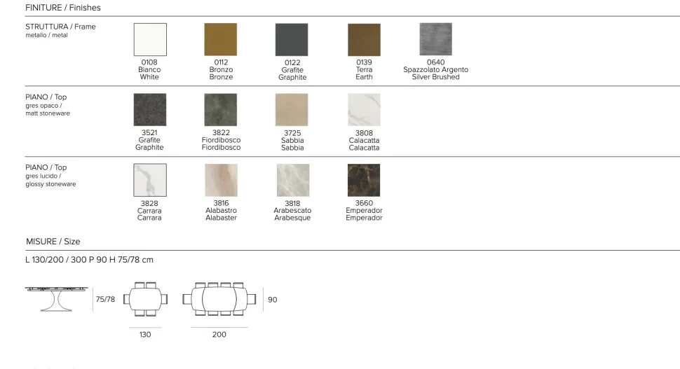 Tavolo Tornado di Collezione esclusiva: richiedi ora il prezzo
