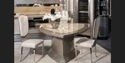 TAVOLO TRIANGOLARE FISSO LUSSO DOLCE VITA