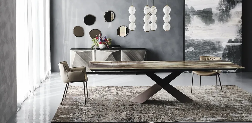 Tavolo Tyron Crystalart Drive di Cattelan Italia: richiedi prezzo!