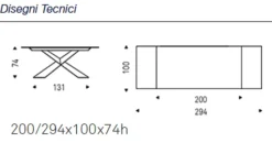 Tavolo Tyron keramik drive Cattelan italia a prezzo scontato