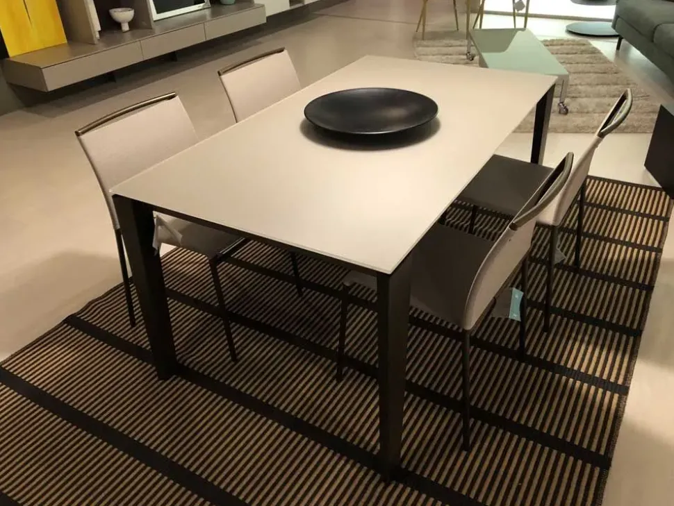 Tavolo Winny Ingenia in vetro Rettangolare allungabile