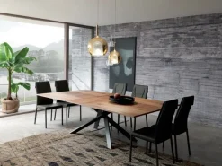 Tavolo 4x4 Ozzio in legno Allungabile scontato 30%