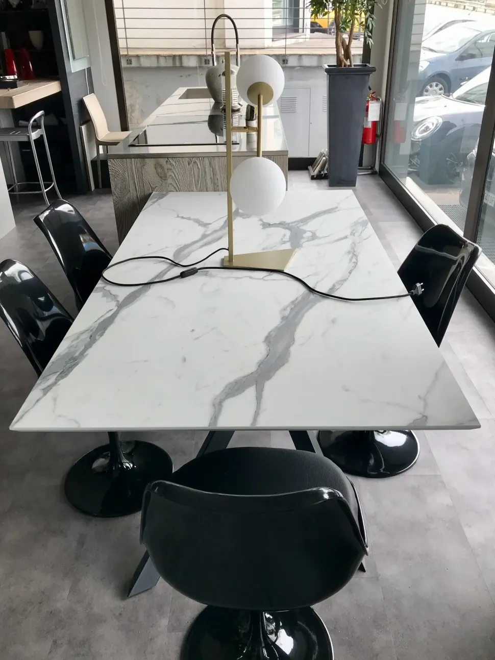 Tavolo Xavier allungabile hpl marmo Stones in laminato Allungabile scontato 46%