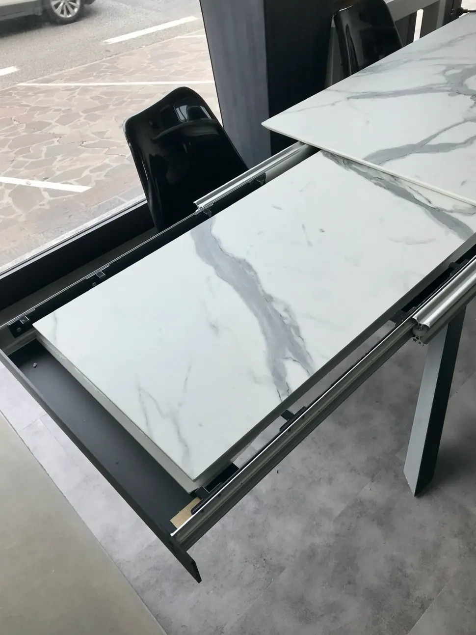 Tavolo Xavier allungabile hpl marmo Stones in laminato Allungabile scontato 46%