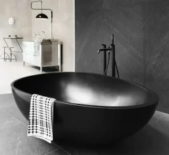 Vasca da bagno a prezzo scontato Vov next black a marchio Mastella