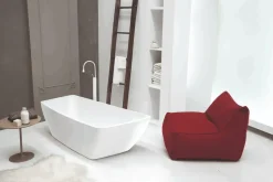 Vasca da bagno in Corian modello Yole next  Mastella a prezzo Outlet