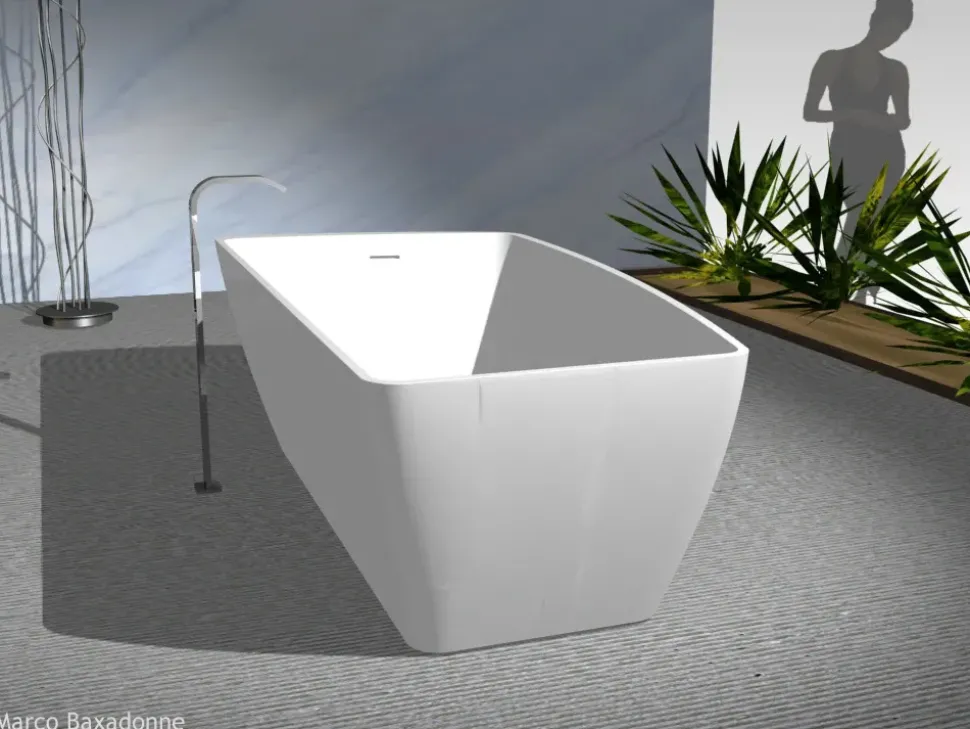 Vasca da bagno in Corian modello Yole next Mastella a prezzo Outlet