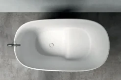 Vasca da bagno modello Dip vasca freestanding Rexa in Corian SCONTATA