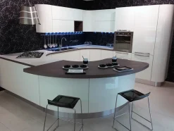 Veneta Cucine Cucina Extra tonda colore bianco scontato del -58 %
