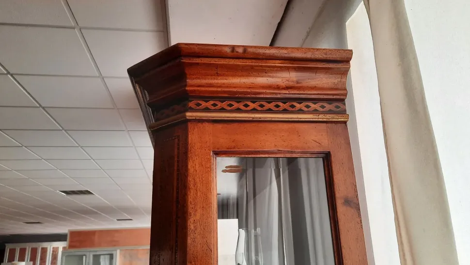 Vetrinetta 2034 Artigianale in legno a prezzo Outlet