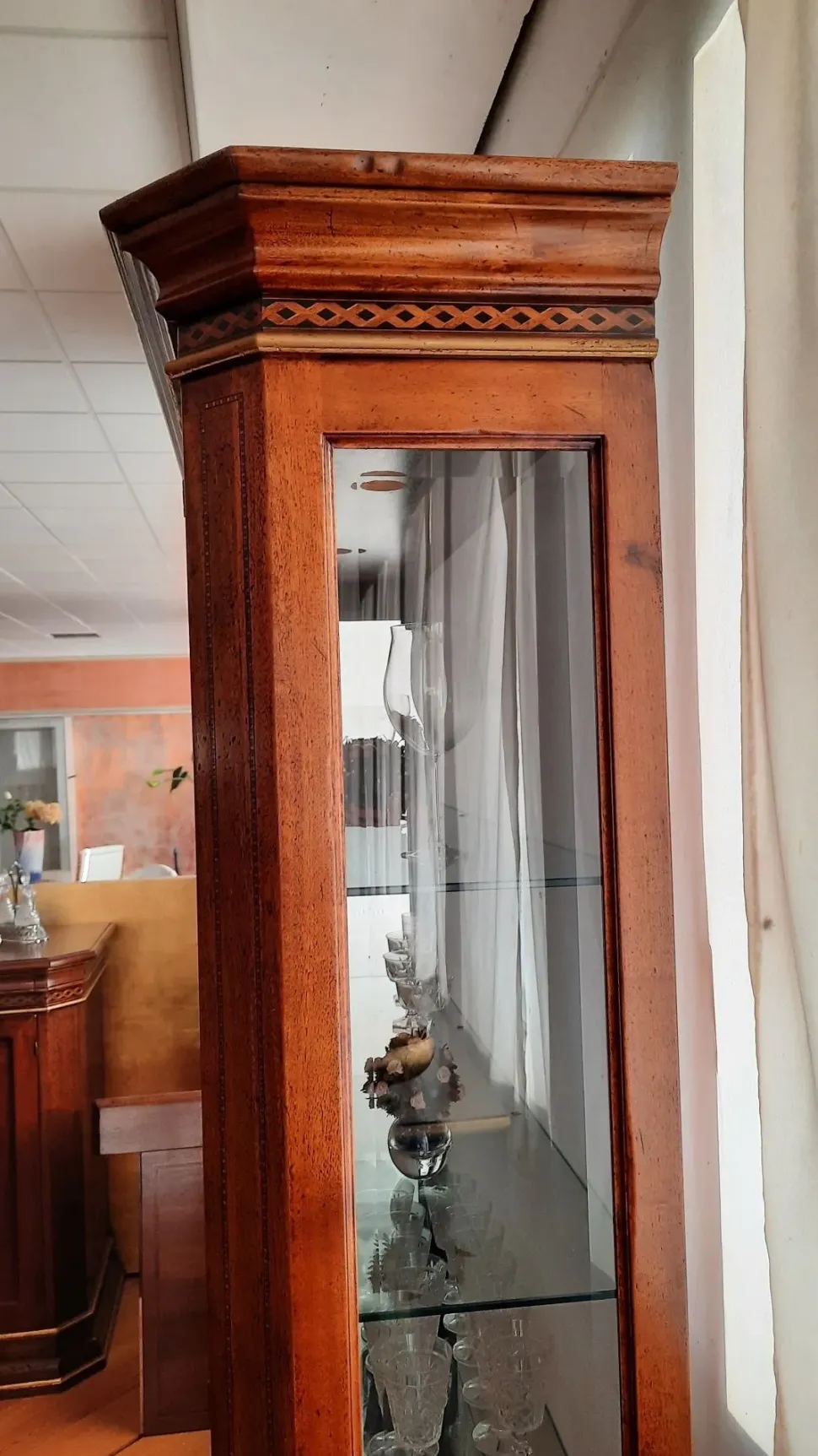 Vetrinetta 2034 Artigianale in legno a prezzo Outlet