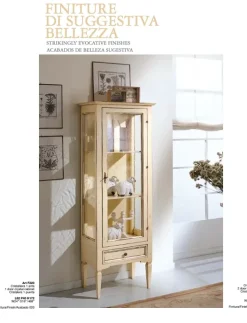 Vetrinetta Cristalliera f220 Falegnameria italiana in stile classico in offerta
