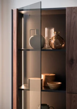 Vetrinetta Daisy rivanova  Alta corte in legno a prezzo Outlet