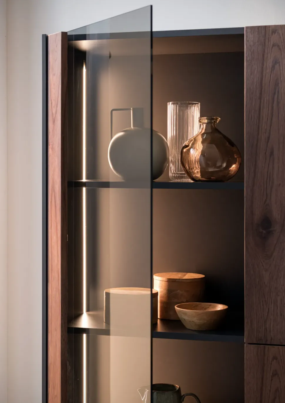 Vetrinetta Daisy rivanova Alta corte in legno a prezzo Outlet