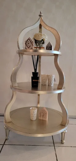 Vetrinetta Etagère Grande arredo in legno a prezzo scontato