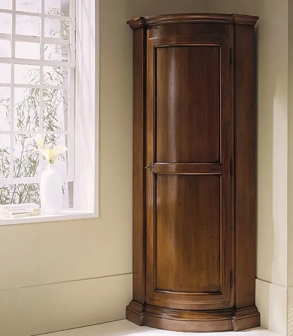 Vetrinetta in legno stile classico Angoliera sagomata scontata del 30% Artigianale