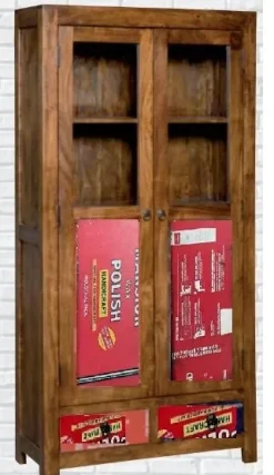 Vetrinetta Mobile vetrina workshop india  stile moderno Mobile vetrina workshop india  di Outlet etnico scontata