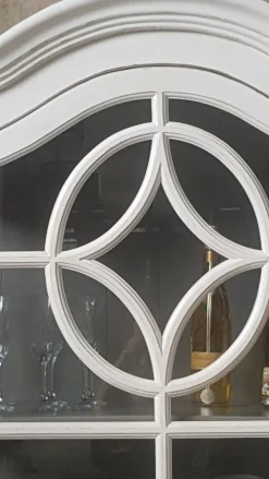 Vetrinetta modello Cristalliera vintage db001349 in stile classico di Dialma brown a PREZZI OUTLET