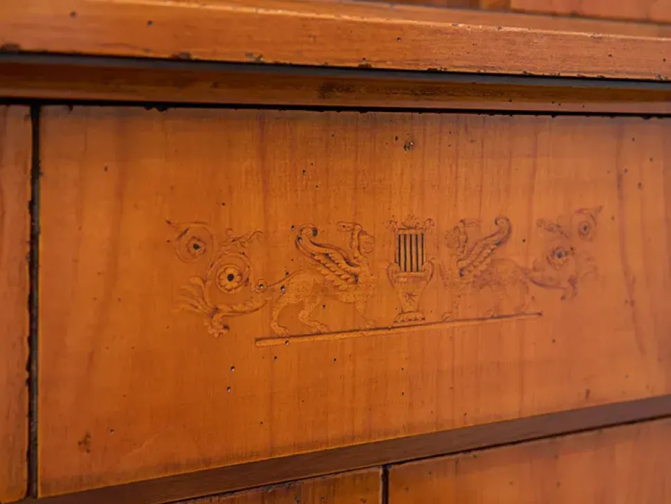 Vetrinetta Vetrina libreria Miazzo in legno a prezzo scontato