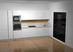 Viva Spagnol cucine: cucina bianca design lineare a 9400€!