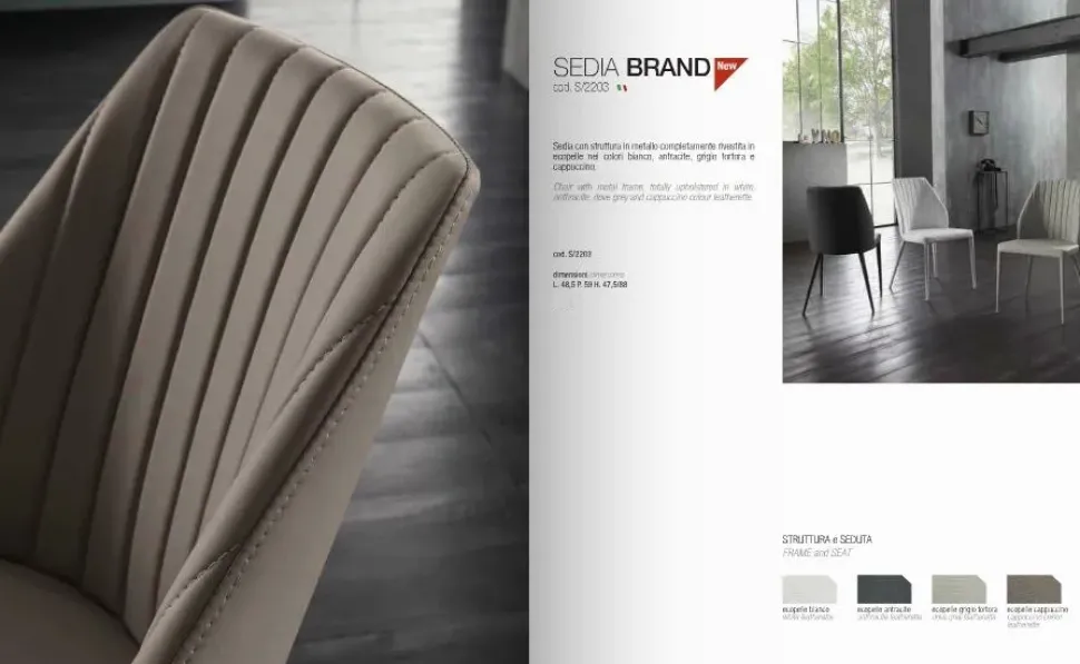 Zamagna sedia modello Brand